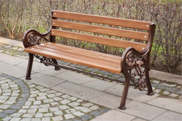 Aktiva Park Kent Mobilyaları Döküm Ahşap Oturma Bankı-105, Modelleri.