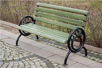 Aktiva Park Kent Mobilyaları Metal Ahşap Oturma Bankı-103, Modelleri.