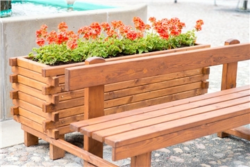 Aktiva Park Kent Mobilyaları Ahşap Saksı, AKS-02